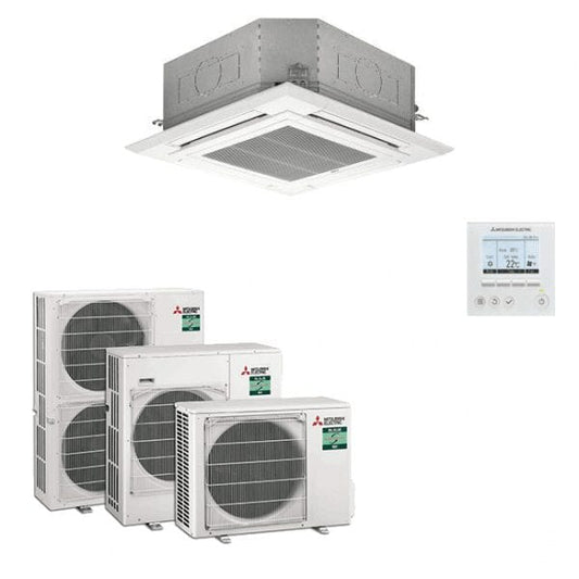 Mitsubishi Electric PLA-ZM R32 4-Way Blow Ceiling Cassette System